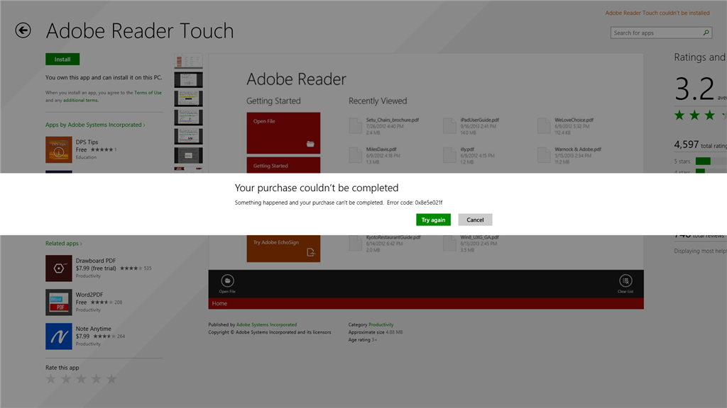 Adobe reader touch что это