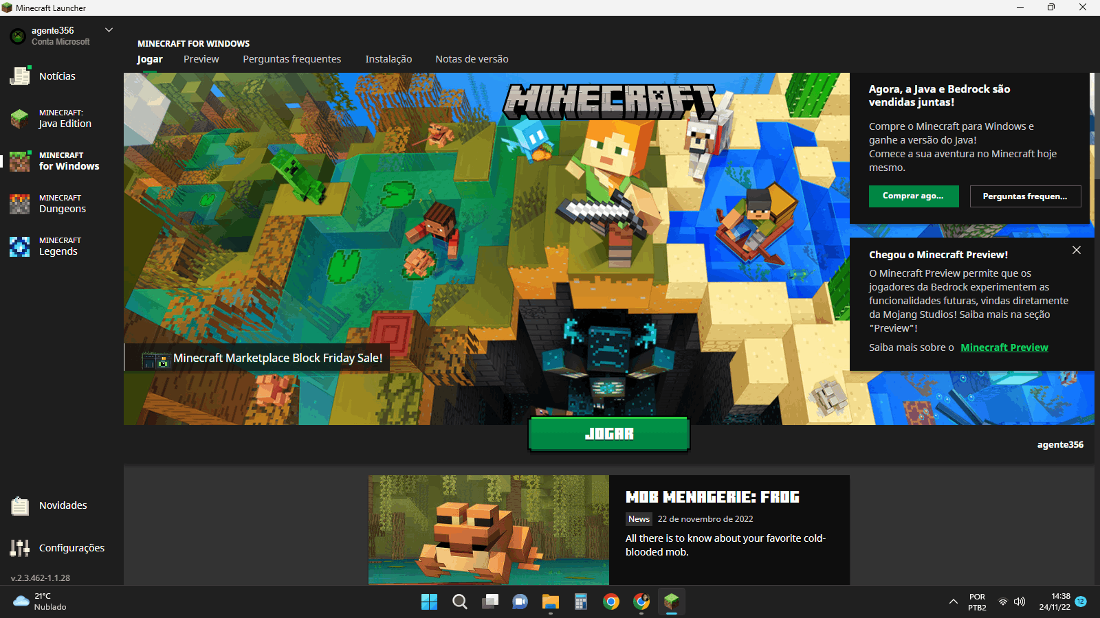 Ganhei o MINECRAFT: JAVA EDITION de GRAÇA! - Obrigado MOJANG! • NrGamer 