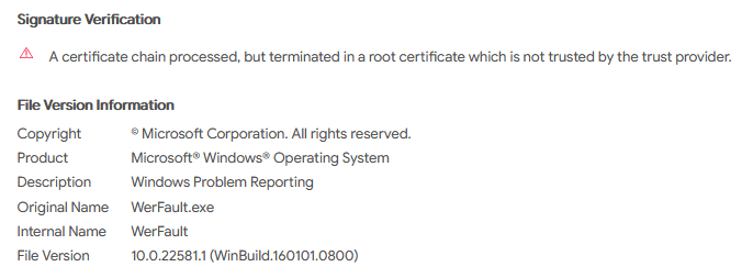 A certificate chain processed but terminated in a root certificate