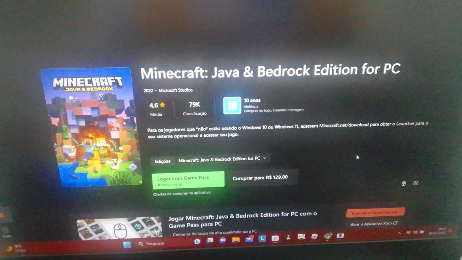 minecraft bedrock não aparece para baixar no meu launcher - Microsoft  Community