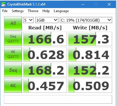 Low and Write disk speeds (Windows 10) Microsoft