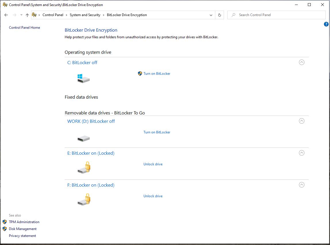 my-drives-are-locked-by-bitlocker-without-me-opting-for-it-and-i-don-t