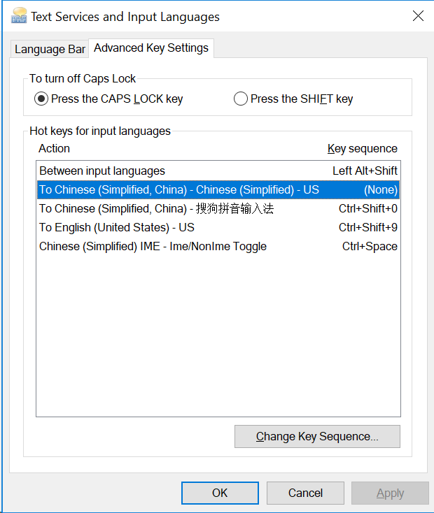 How do I remove Microsoft Chinese language?