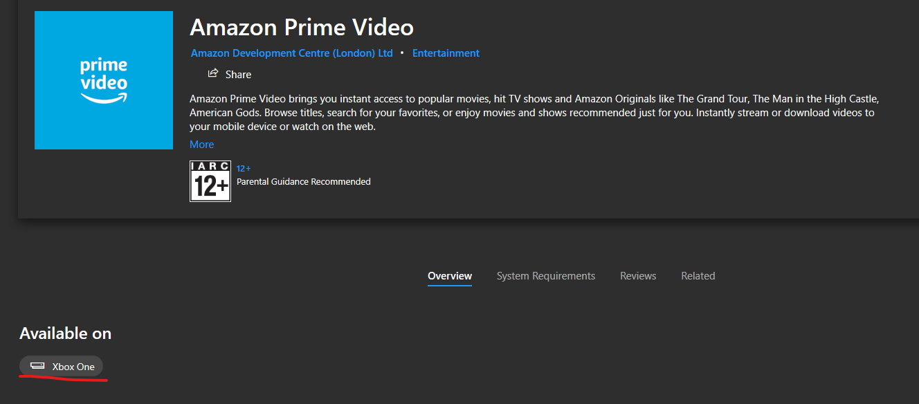 Amazon prime video app for pc windows 10 hot sale