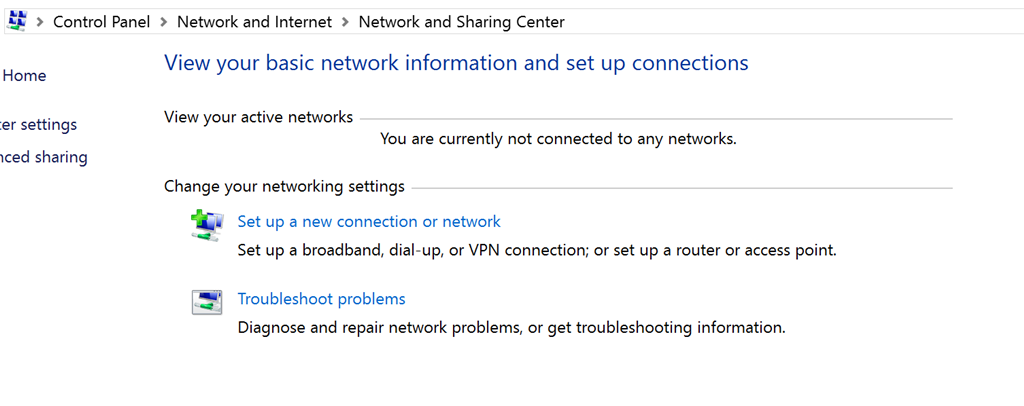 why is my network not showing up