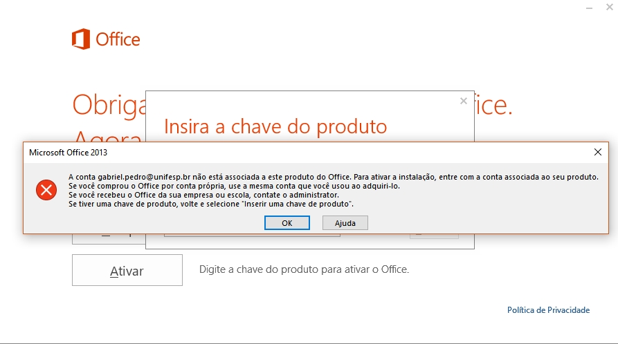 Uso do Office 365 com conta de estudante - Microsoft Community