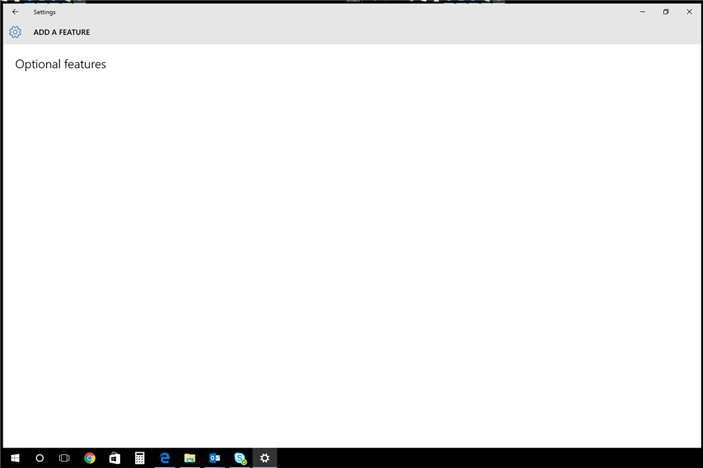 Missing "Optional Features" In Windows 10 - Microsoft Community