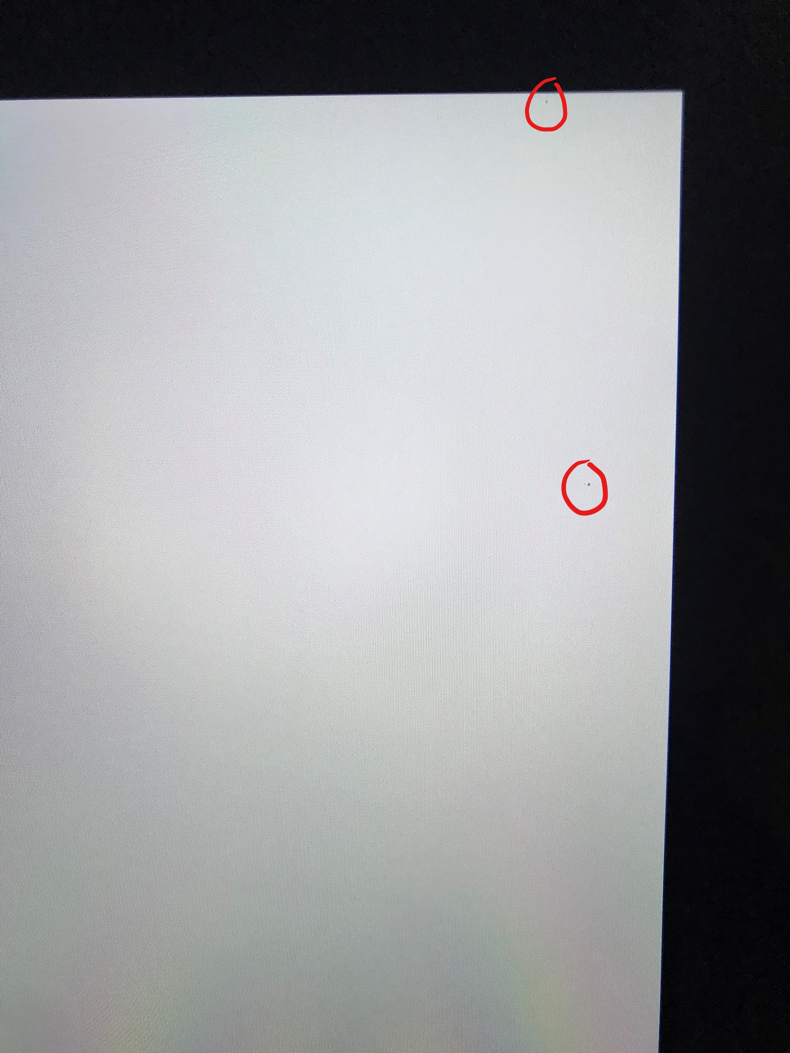 Schwarze Flecken auf meine Surface Pro 6