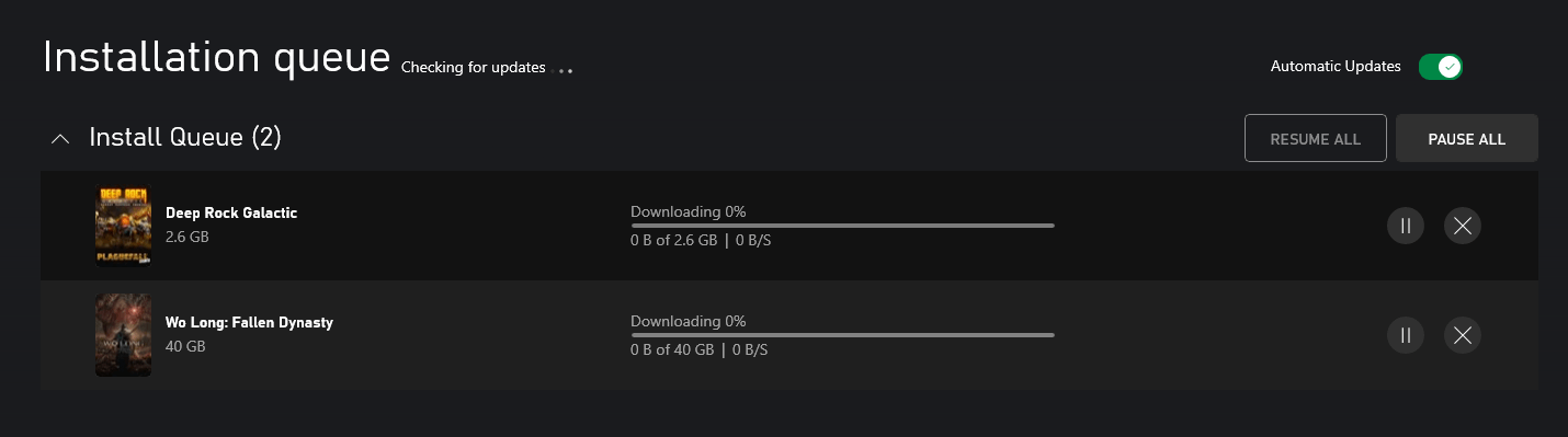 Downloading Games stopped and not progressing - Microsoft Community