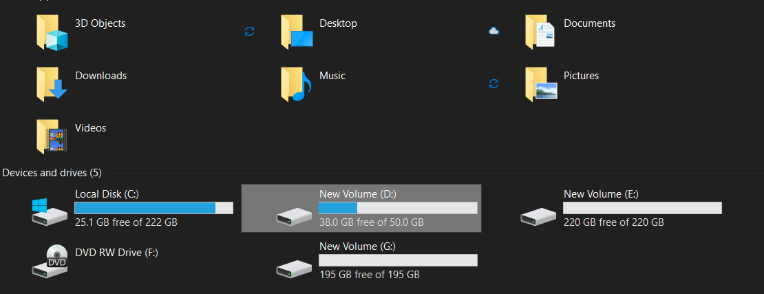 D drive Storage moved to C drive - Microsoft Community