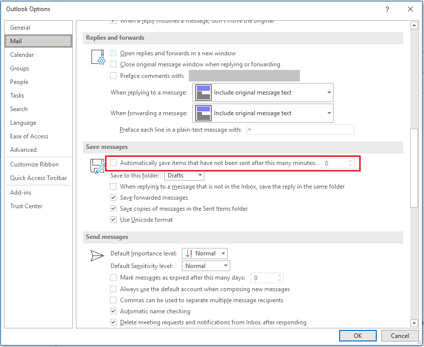 outlook-is-creating-a-draft-copy-eveytime-a-new-message-is-created