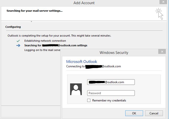 No Password For New Outlook Email Address - Microsoft Community