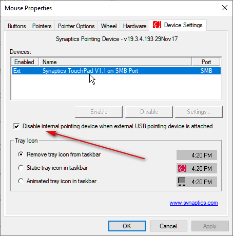 Can't turn off Touchpad on my MSI laptop - Microsoft Community