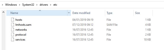 I Deleted The Entire \Windows\System32\Drivers\etc Folder A Couple ...