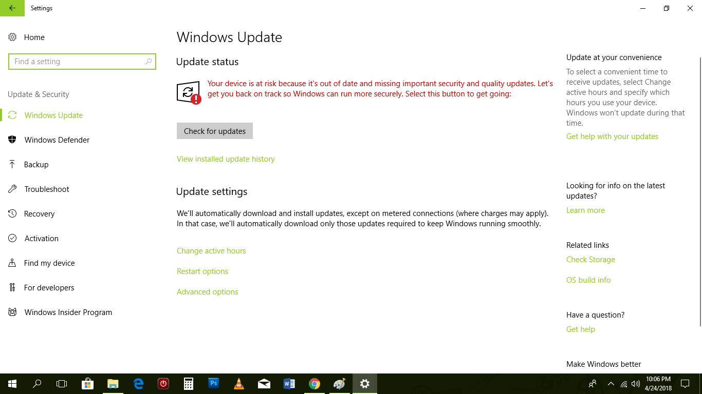 Windows 10 Update Keeps Asking For Restart But Restart Doesn T Microsoft Community