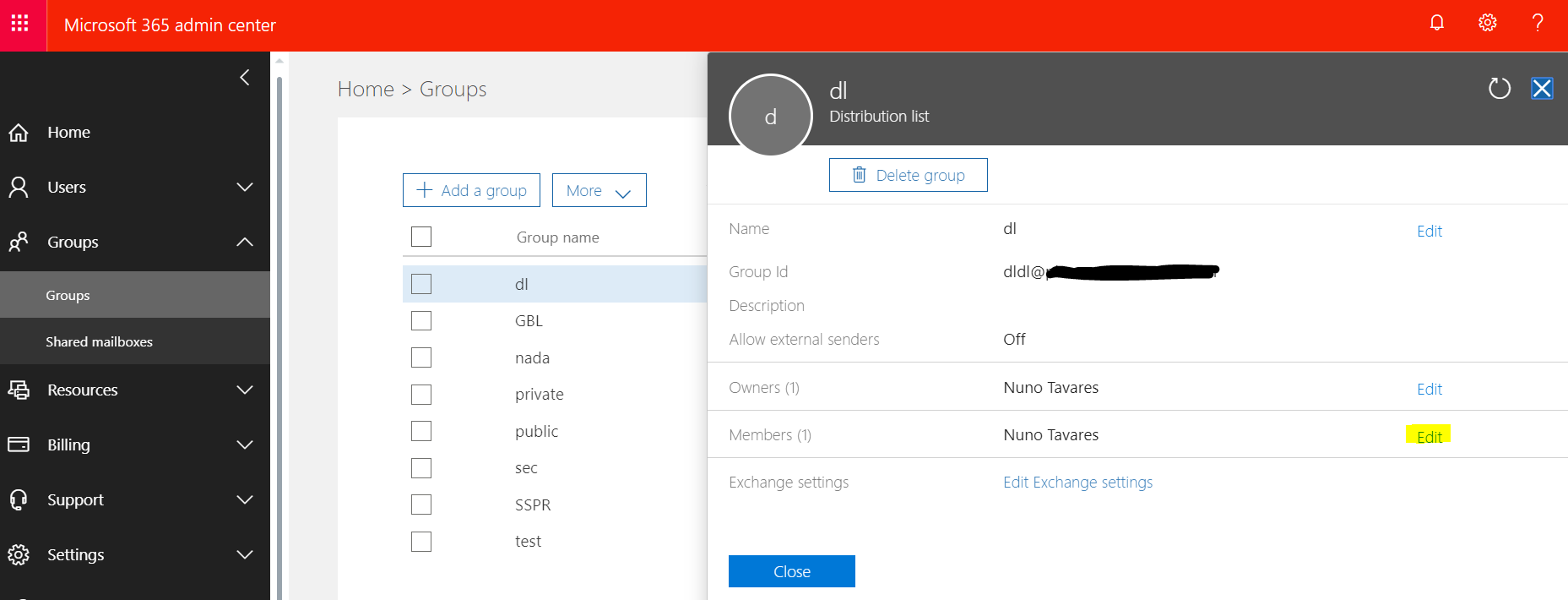 Unable to add certain members to Distribution lists and Mail Enable