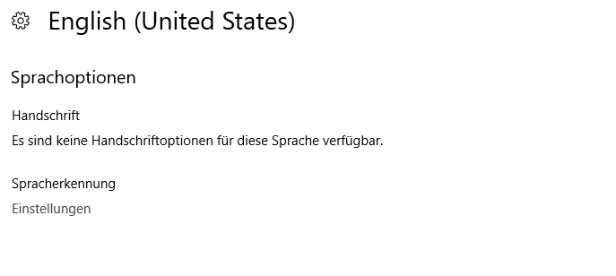 Windows 10 Enterprise X64 Vers:1709 Handschrifterkennung