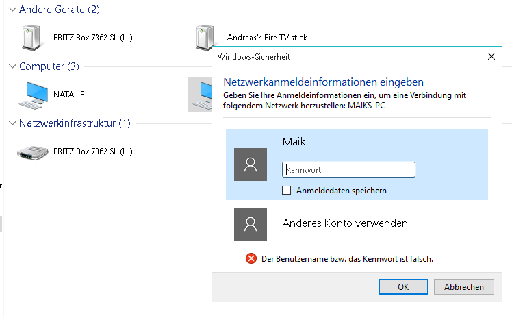 Problem Beim Zugreifen Auf Freigegeben Ordner (0x800704cf) Und ...