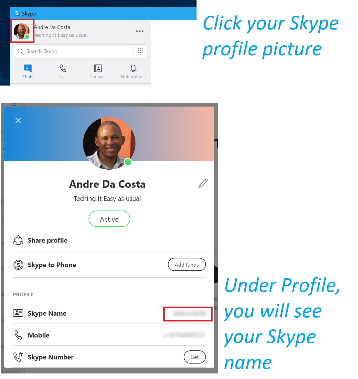 Skype id как узнать