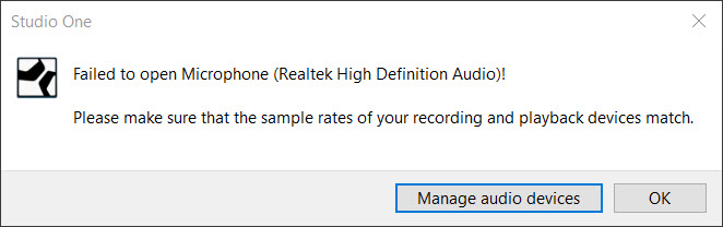 I Can't Change Microphone Default Sample Rate - Microsoft Community