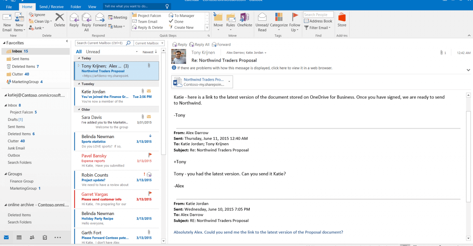 Is Outlook a professional email?