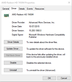 Windows 10 Upgrade Issue Graphics Driver causing several Problems