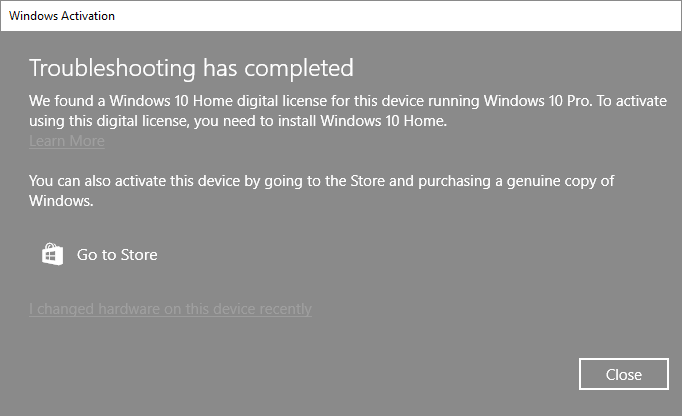 Stuck In License Activation After Hardware Change Microsoft