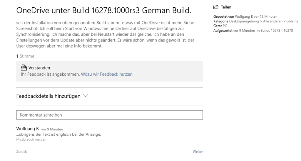 Windows 10 Insider Preview Build 16278 for PC