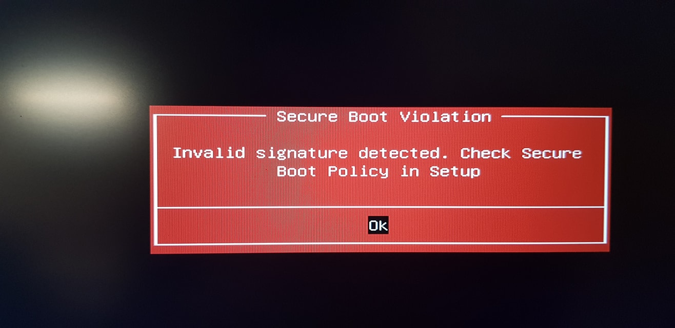 Secure Boot Violation. Ошибка secure Boot Violation Invalid Signature detected линукс. Invalid Signature detected check secure Boot Policy in Setup что делать. Secure Boot FACEIT.