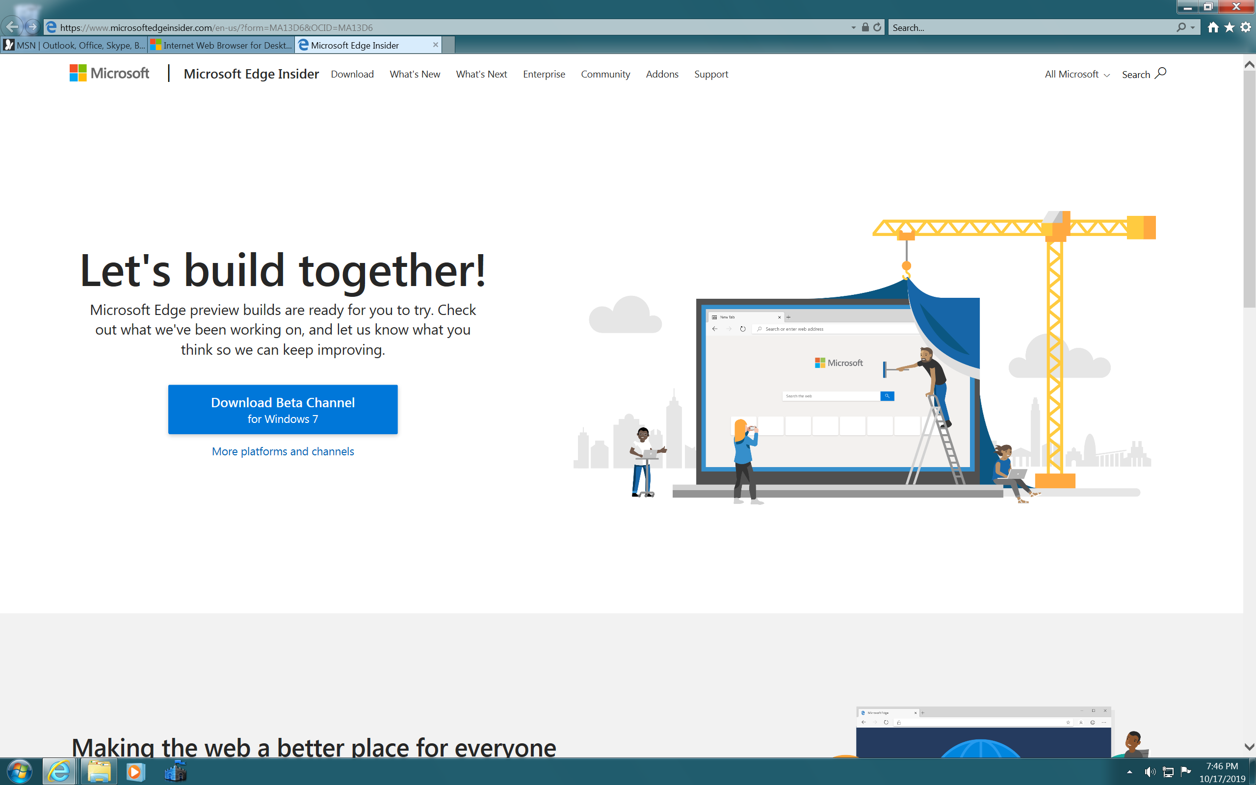 Microsoft is pushing out its new Edge browser to Windows 7 and 8.1 - Neowin