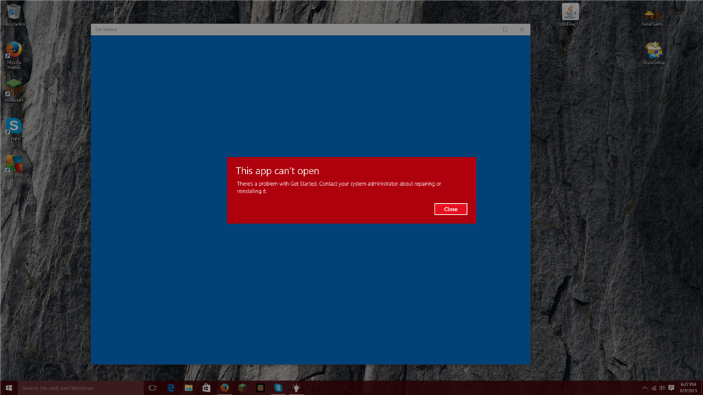 Apps Cant Open Windows 10 Microsoft Community 9246
