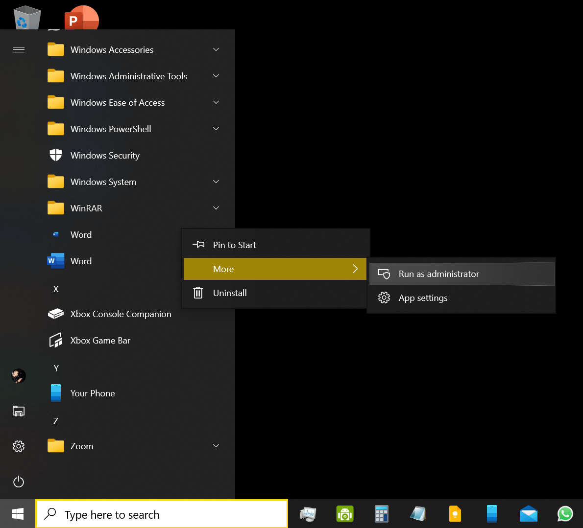 fix broken shortcuts windows 10