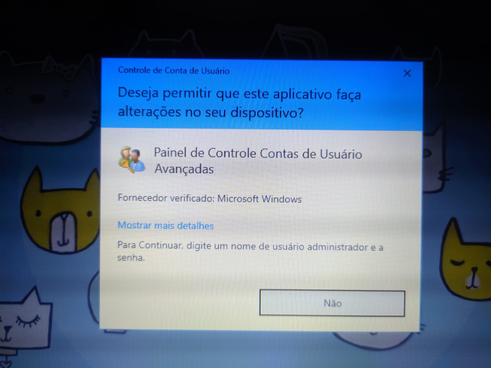 Não consigo acessar CMD como Administrador - Microsoft Community