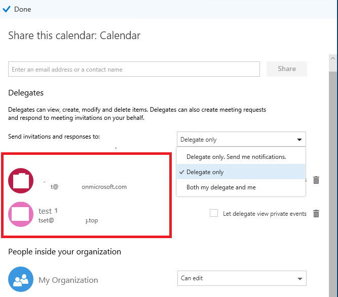 OWA - Sharing and Permissions Calendar - Permissions are missing ...