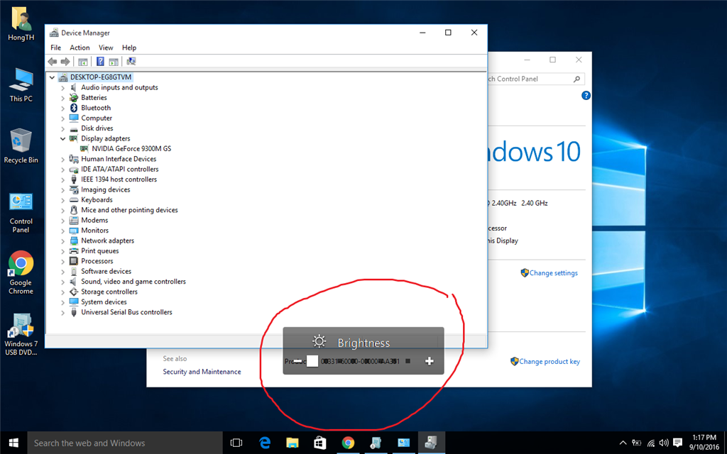 Brightness Control not working in Windows 10 Sony Vaio - Microsoft