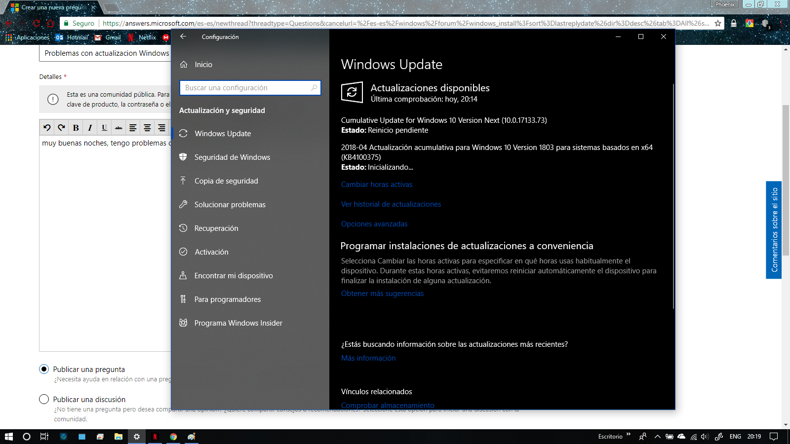 Windows 10 ↔ Problemas Con Actualización Windows 10 Pro Microsoft Community 6401