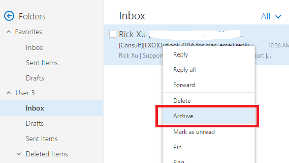 how to setup archive in outlook 2016 for mac