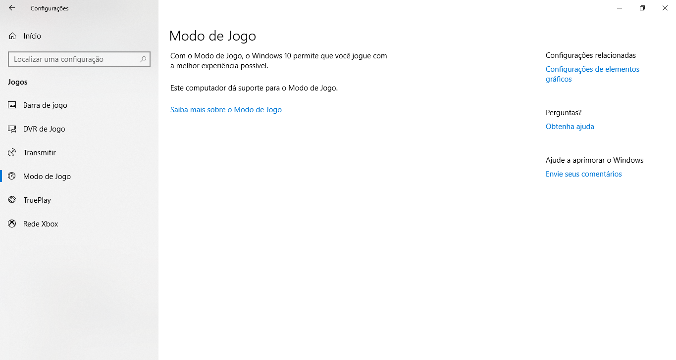 Não Consigo Ativar O Modo Game No Windows 10 Microsoft Community 8485