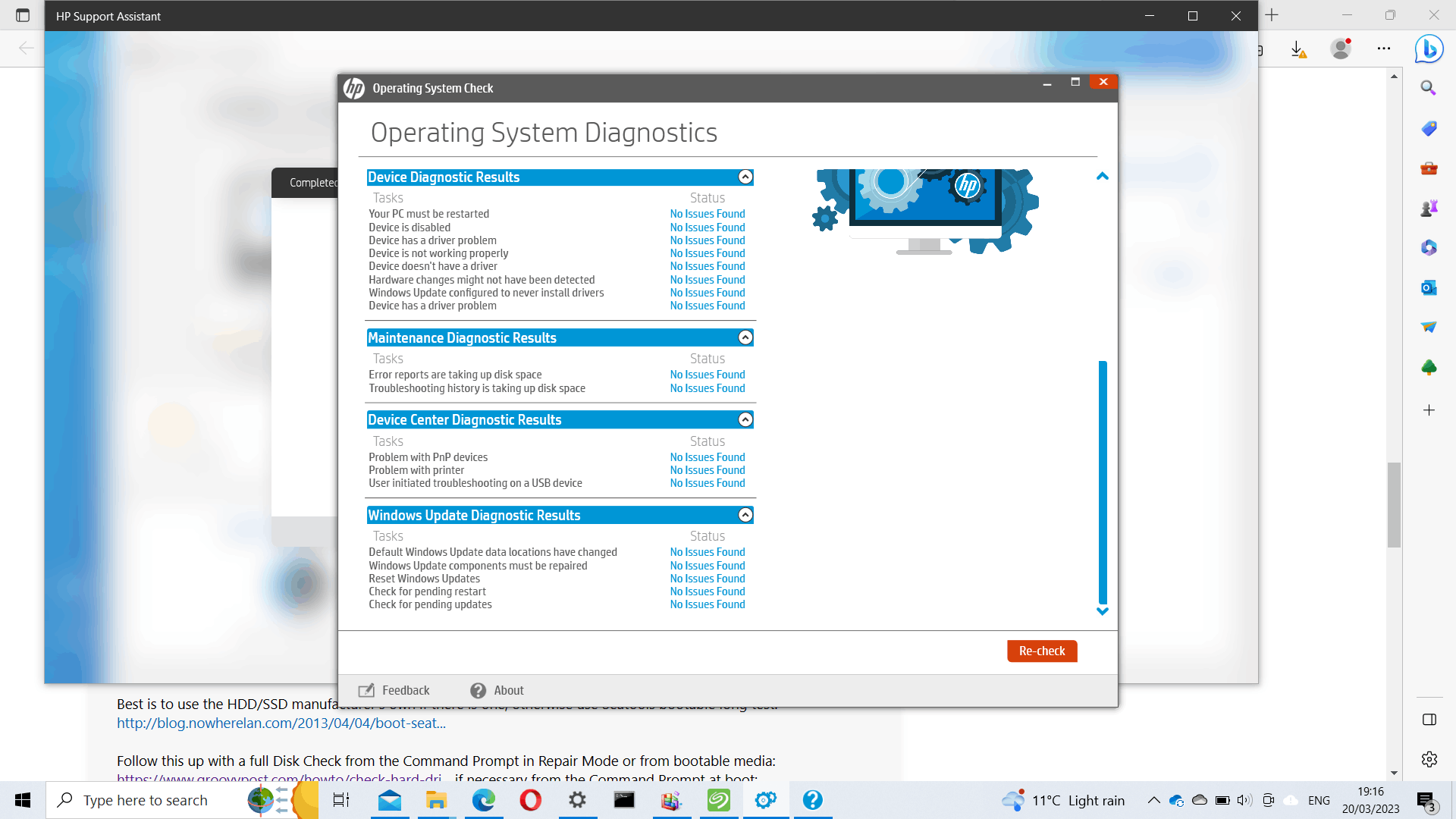 Drive doesn't show up in optimize drives - Microsoft Community