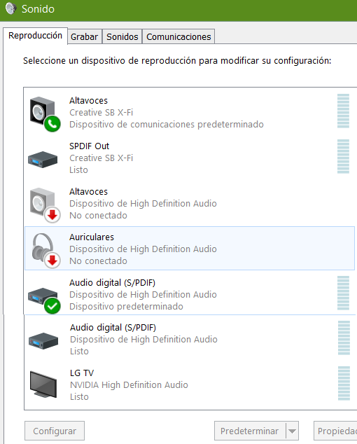 Включить spdif windows 10