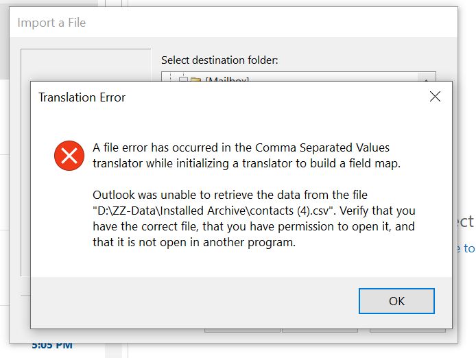 Trying To Import Contacts From Gmail To Outlook Microsoft Community
