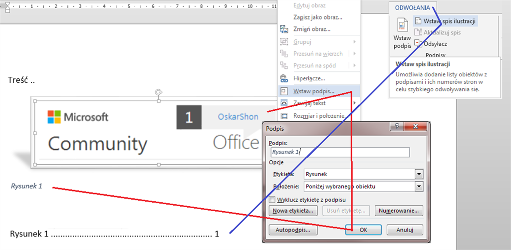 Microsoft Word 2007 Przypis Do Rysunku Microsoft Community
