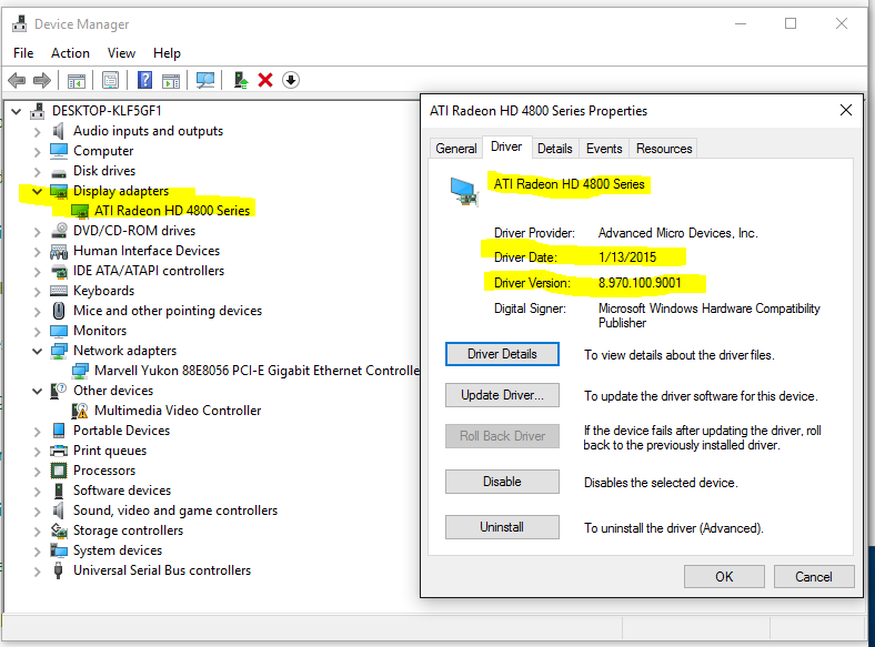 Ati 4200 windows online 10 driver