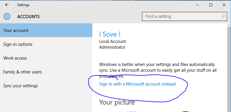 I can't login to my Microsoft account in settings, even in the - Microsoft  Community