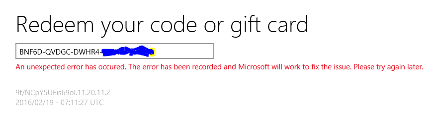 Redeem gift deals card microsoft store