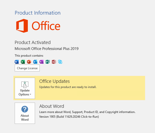 Office Pro Plus 2019 Key Keeps Downloading/Installing Office Pro -  Microsoft Community