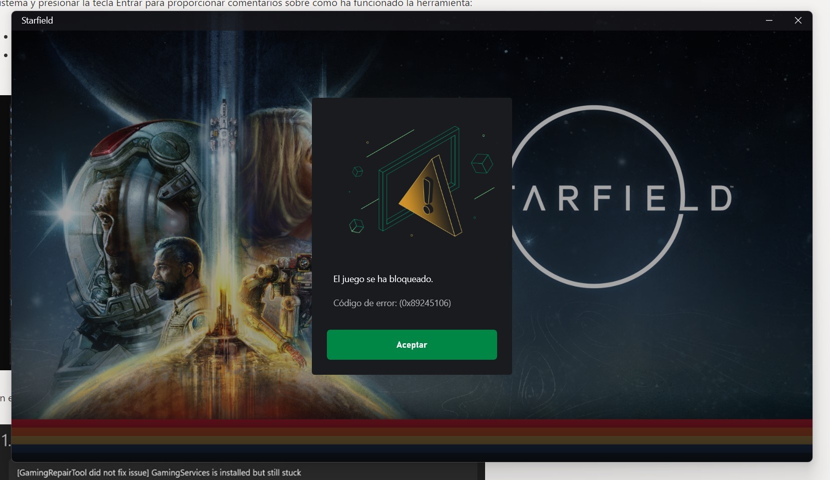 Starfield no Xbox Cloud Gaming: Problemas ainda Persistem