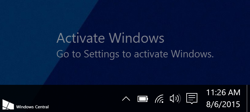 activate windows water mark since end of setpember - Microsoft 