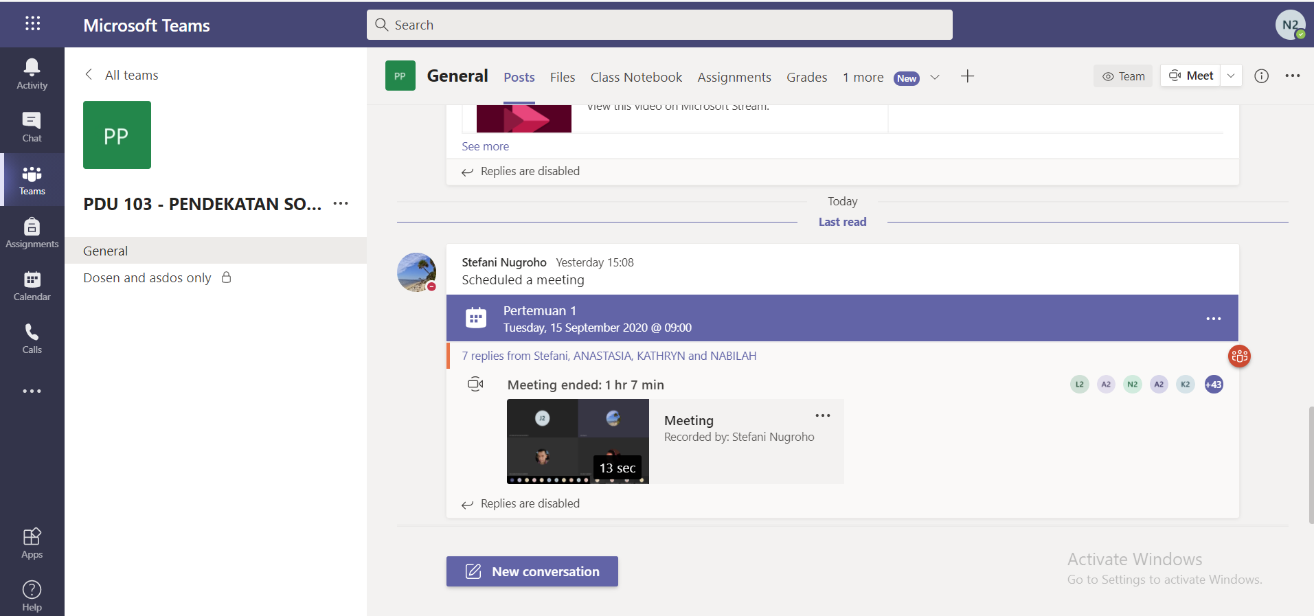 Microsoft Teams replying issue - Microsoft Community