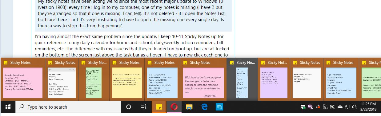 Why Do My Sticky Notes Keep Disappearing